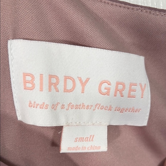 Birdy Greylin  Sleeveless Spaghetti Strap mauve Gown - Picture 4 of 11